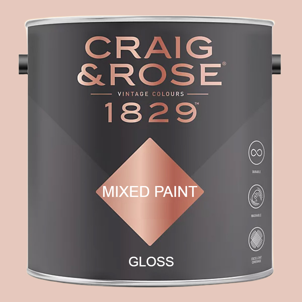 Craig & Rose 1829 Vintage Walls Wood and Metal Alhambra Stone Gloss Mixed Paint 2.5L Image 2