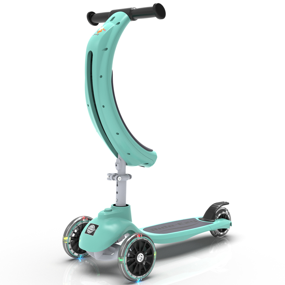 Ride-Ezy Kick & Go Kingfisher 3 LED Wheel Scooter Image 4