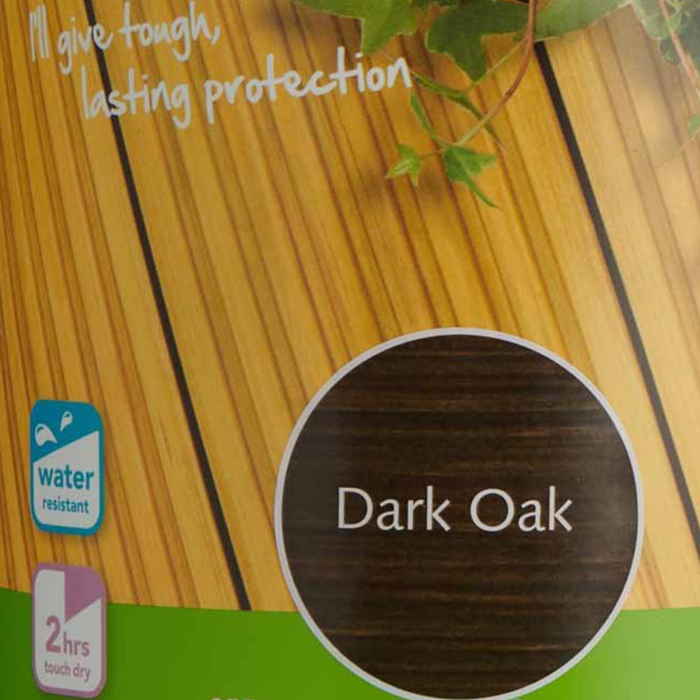 Wilko Anti Slip Dark Oak Decking Stain and Protector 2.5L Image 4