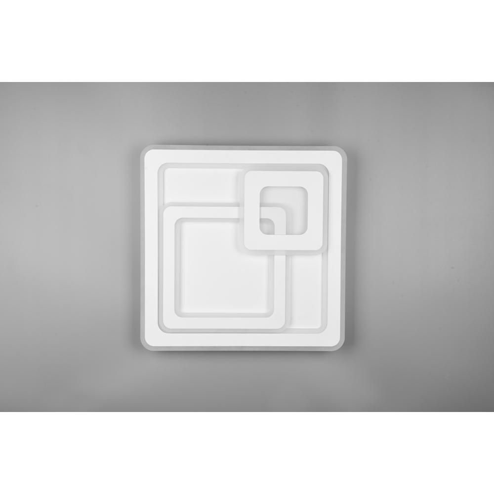 TRIO Mita Matt White LED Ceiling Light Image 9