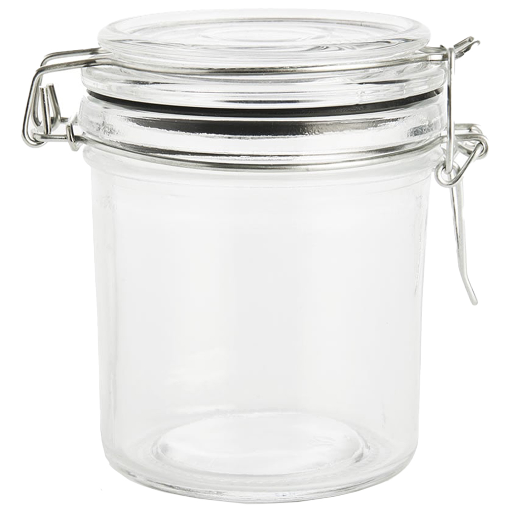 Wilko 260ml Glass Seving Jar and Clip Lid Image 1