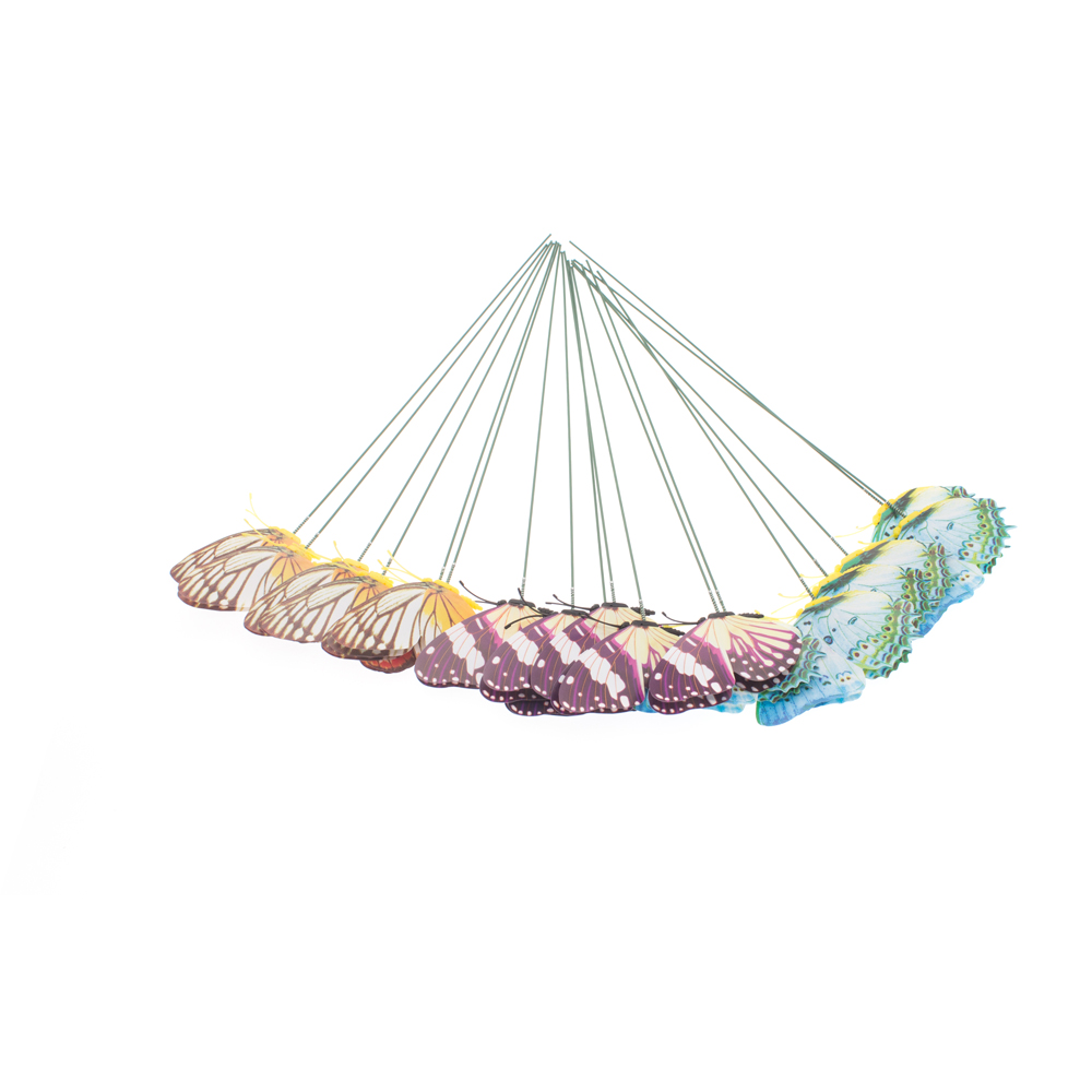 Avilo Glow in the Dark Butterfly Wall Sticker 18 Pack Image 3