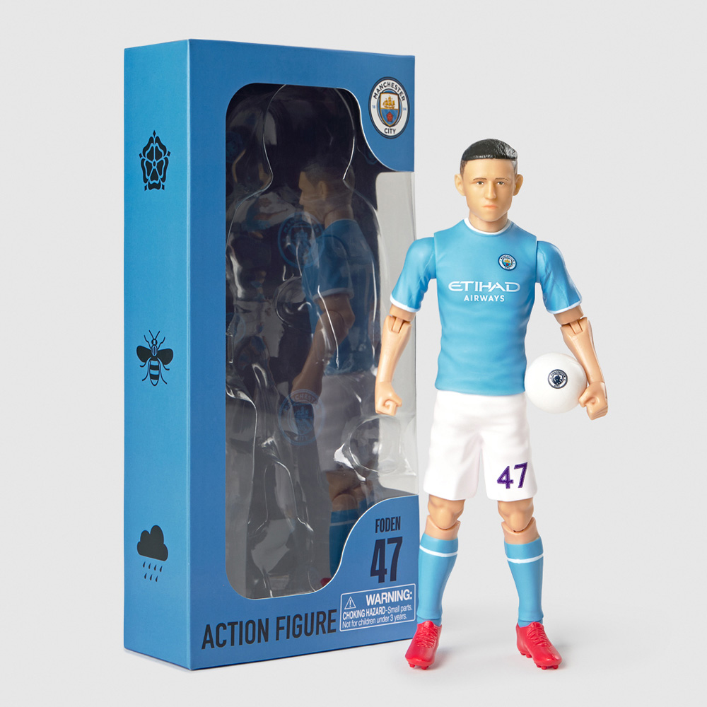 Banbo Foden Manchester City Fully Articulated Football Figurine Image 2