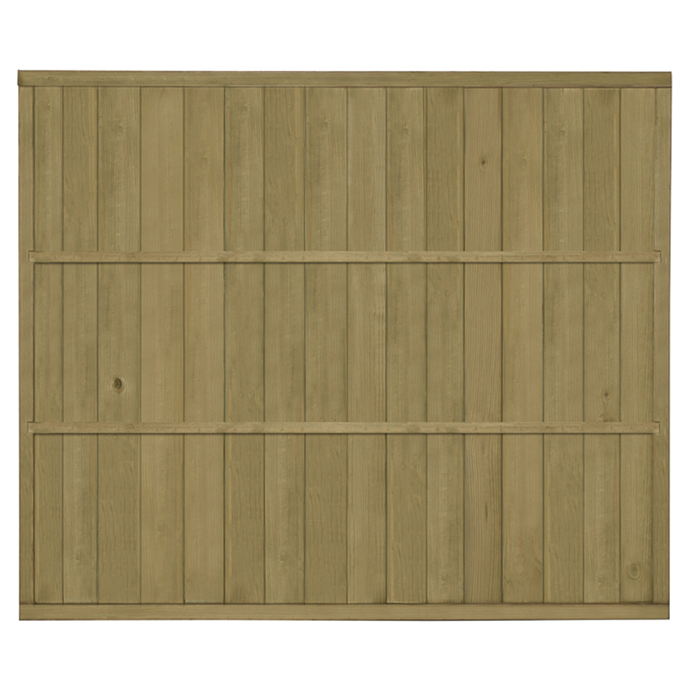 Forest Garden 6 x 5ft Vertical Tongue and Groove Fence Panel Image 4