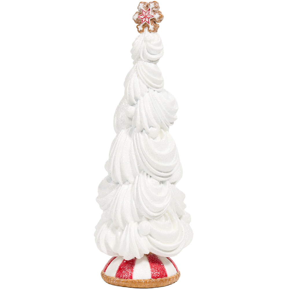 Whipped Ice Cream Tree Decoration White Image 2