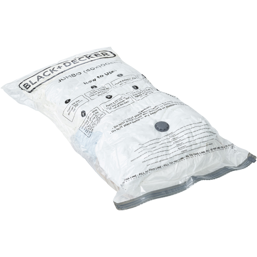 Black + Decker Extra Large Vacuum Storage Bag 3 Pack Image 3