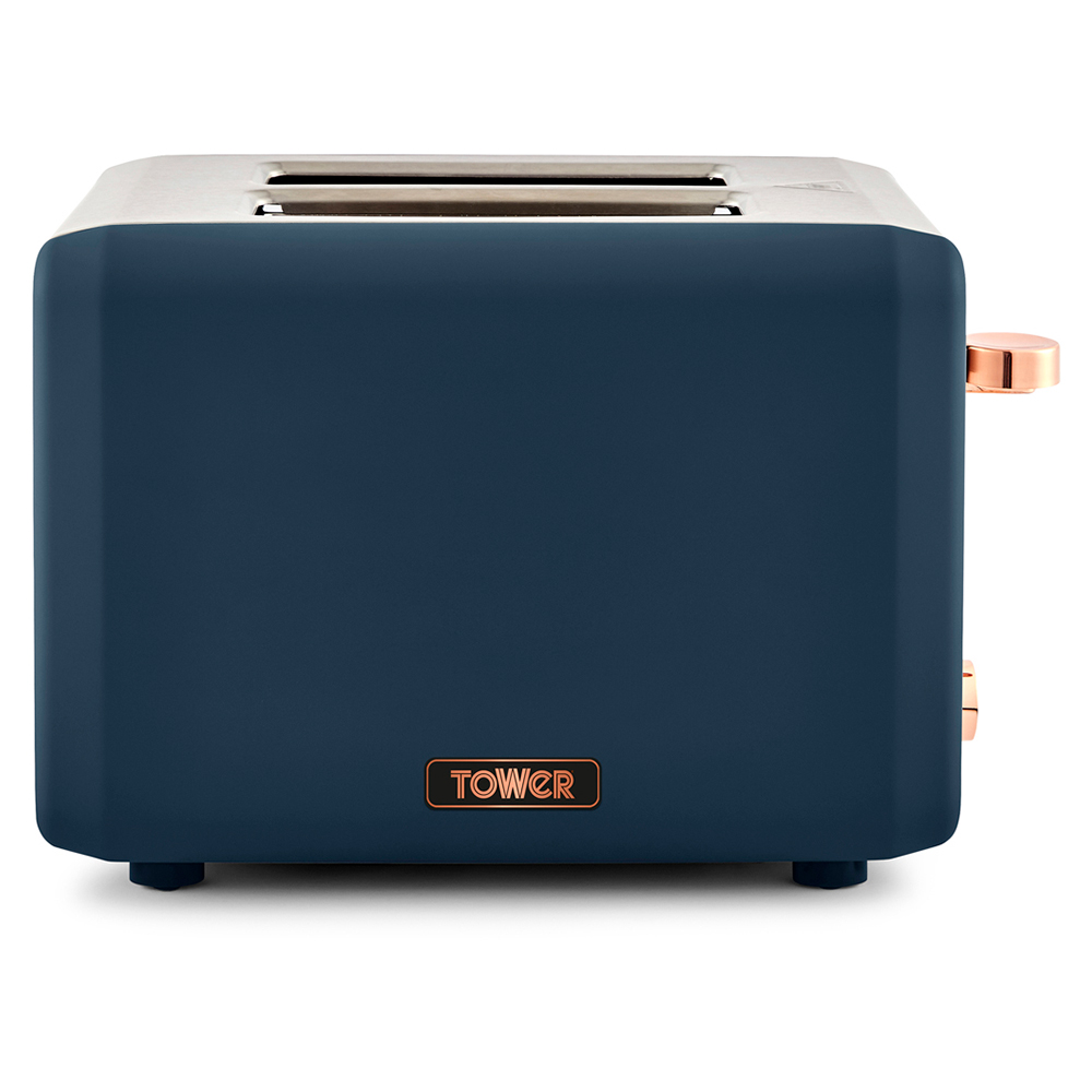 Tower T20036MNB Blue 2 Slice Toaster 850W Image 2