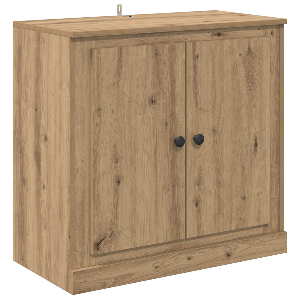 vidaXL 4 Door 3 Drawer Artisan Oak Modern Sideboard Set of 3 Image 5
