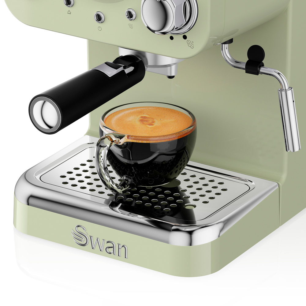 Swan SK22110GN Green Pump Espresso Coffee Machine 1100W Image 5