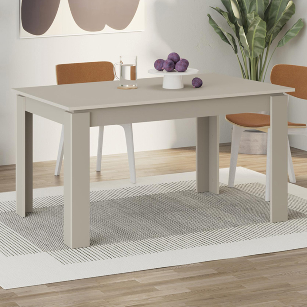 Decortie Tolmen 6 Seater Sandstone Dining Table Image 1