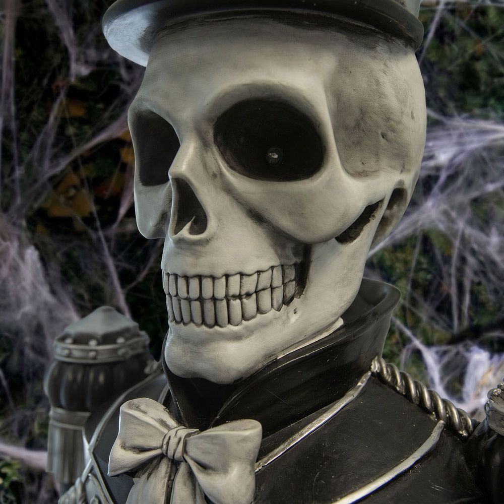 wilko Multicolour LED Halloween Skeleton Nutcracker with Bowl 4ft Image 6