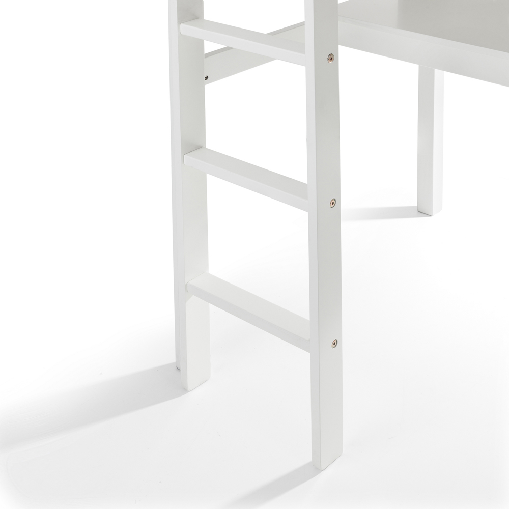 Julian Bowen Titan Single Surf White High Sleeper Workstation Image 5