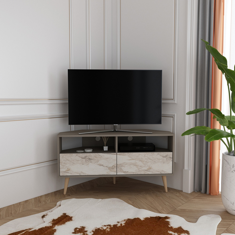 Decorotika Aura 2 Drawer 2 Shelf Galaxy Ephesus TV Unit Image 6