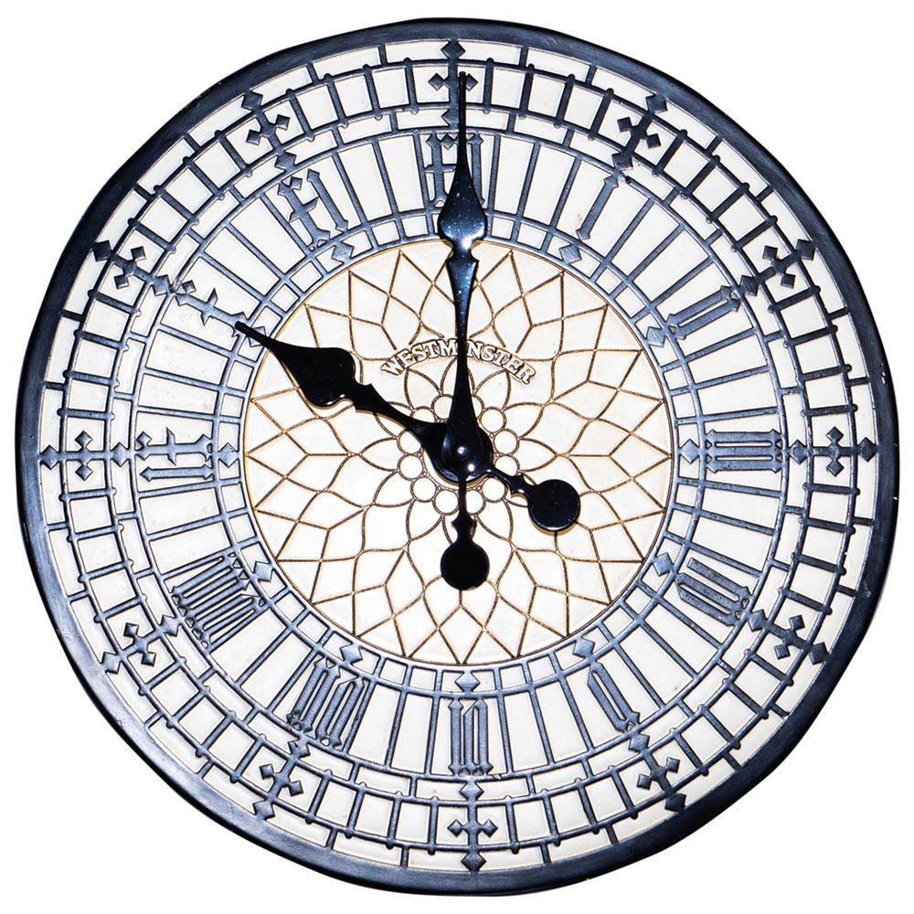 St Helens Big Ben Design Garden Clock 30cm Image 1