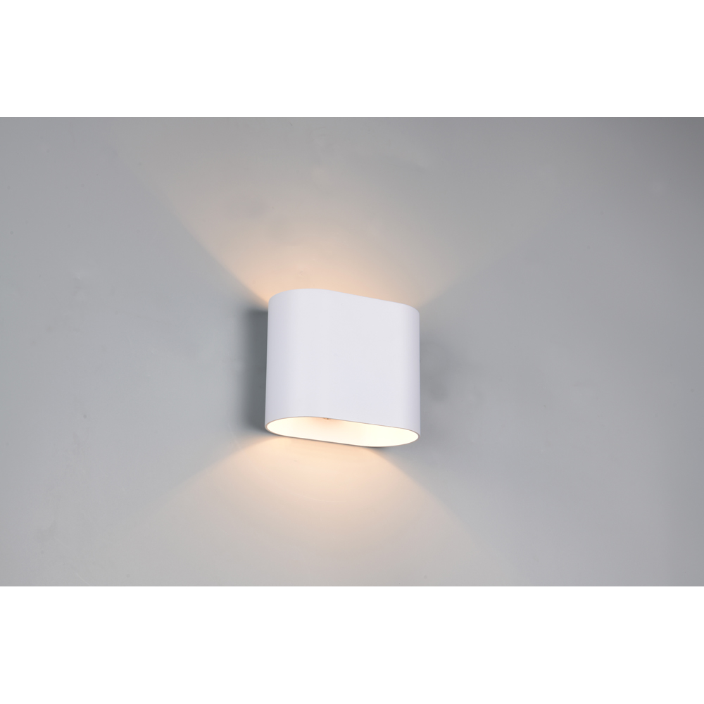 TRIO Alani Matt White Up and Down Wall Light Image 2