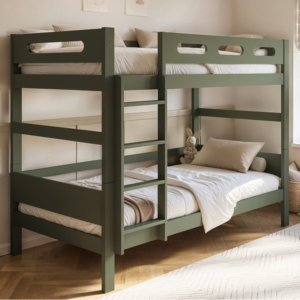 Flair Elijah Green Detachable Wooden Bunk Bed Image 1