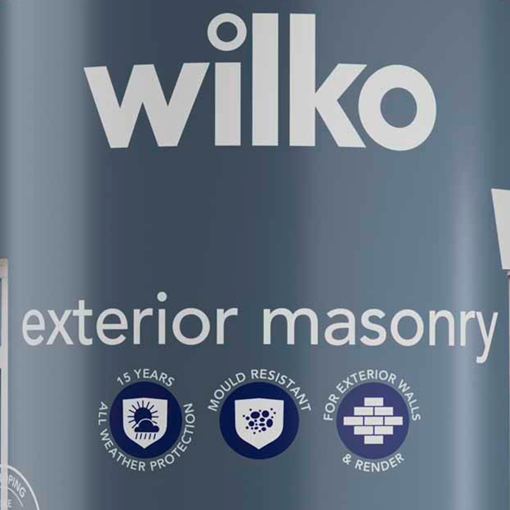 Wilko Brick Red Textured Masonry Paint 5L Image 3