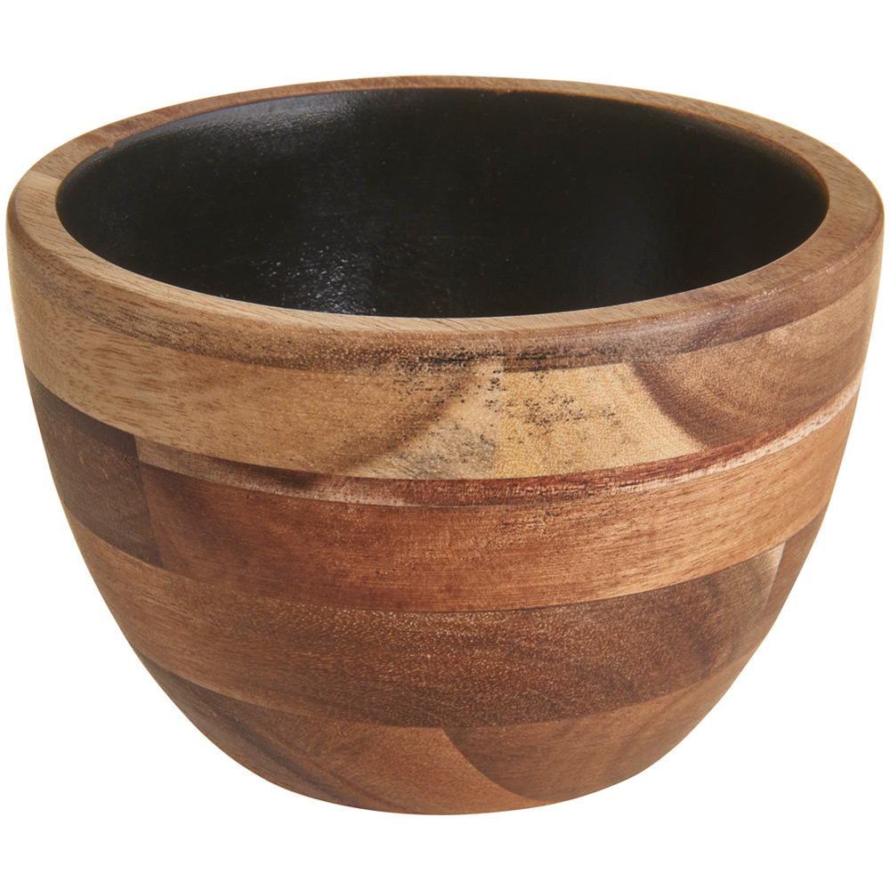 Wilko Acacia Wood Bowl Image 1