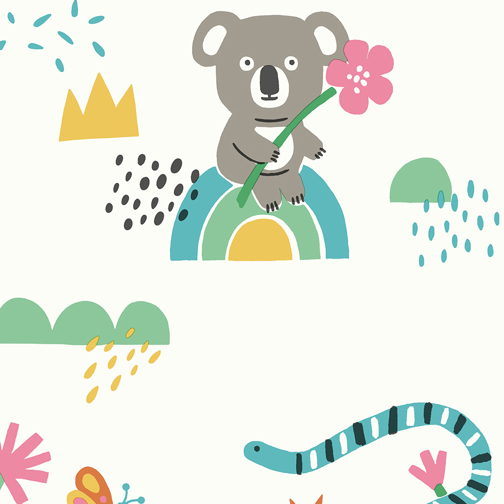 Holden Decor Abstract Animals Multicolour Wallpaper Image 4