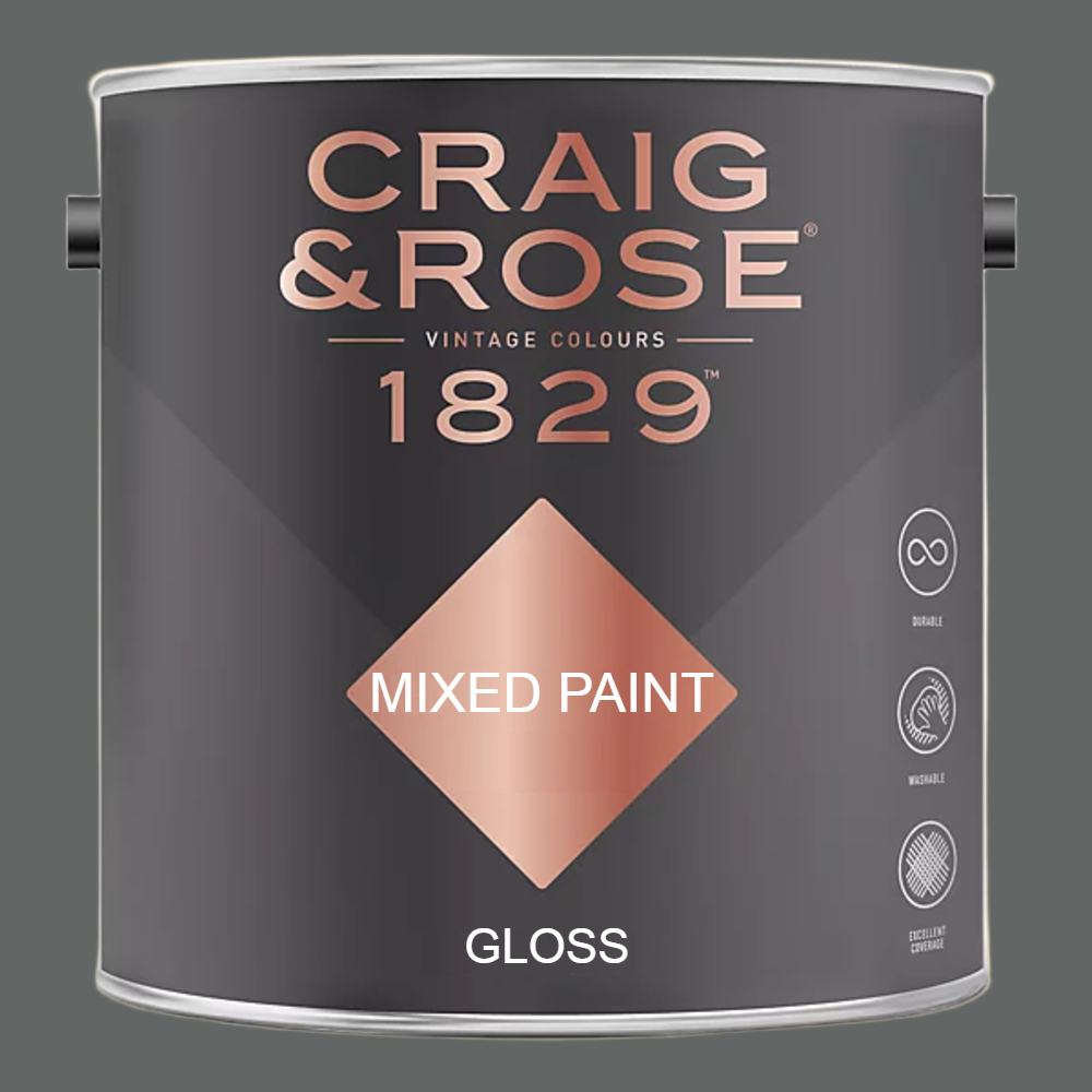 Craig & Rose 1829 Vintage Walls Wood and Metal Monogram Gloss Mixed Paint 2.5L Image 2