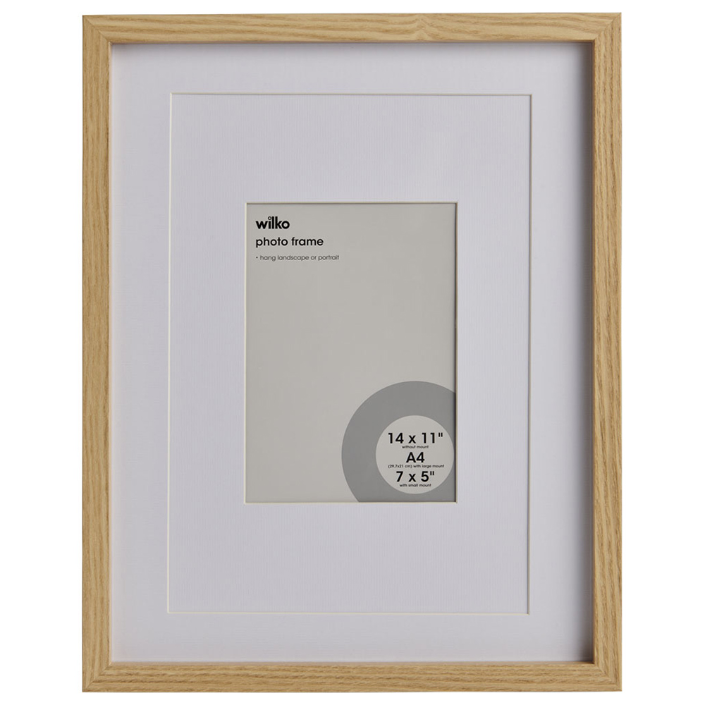 Wilko Wood Effect Gallery Wall Frame 7 Pack Wilko