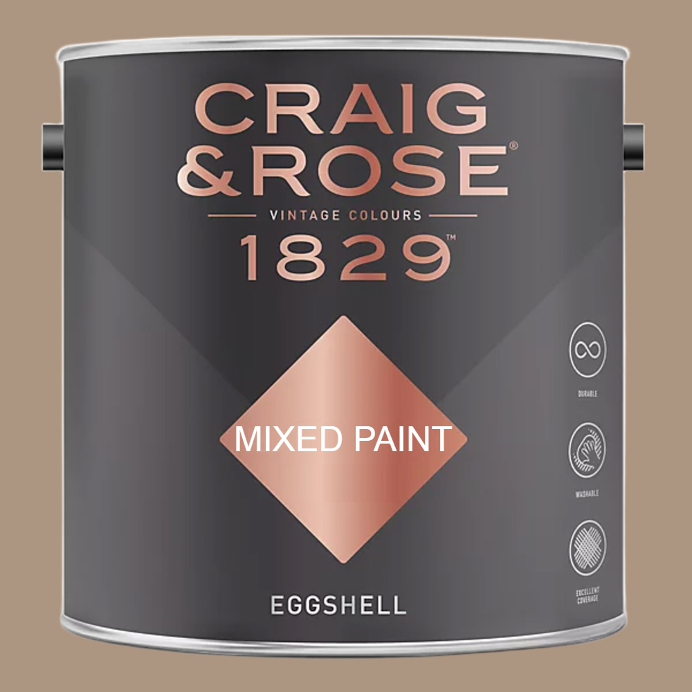 Craig & Rose 1829 Vintage Walls Wood and Metal Kashmir Beige Eggshell Paint 2.5L Image 2