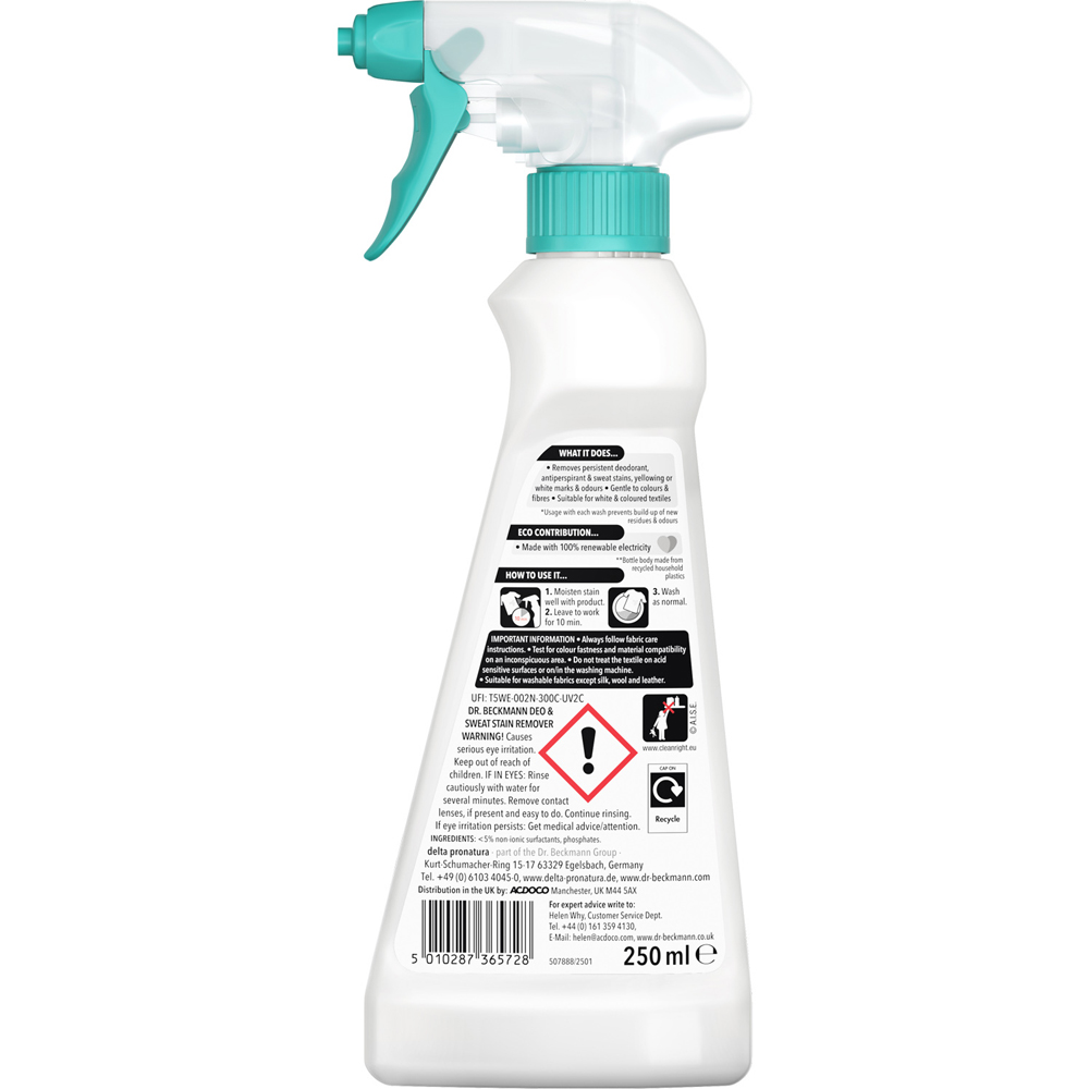 Dr. Beckmann Deo and Sweat Stain Remover Image 2