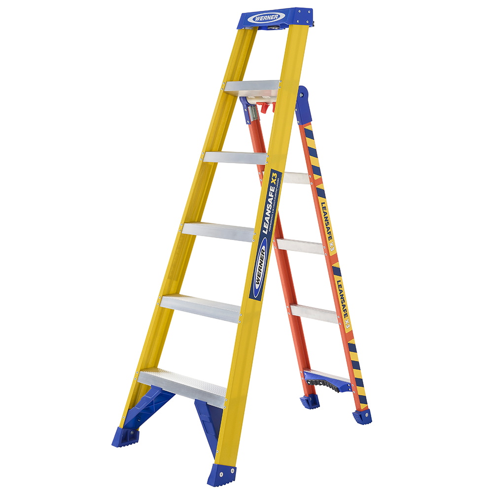 Werner 3-in-1 Leansafe Multi-Purpose Fibreglass Ladder Image 1