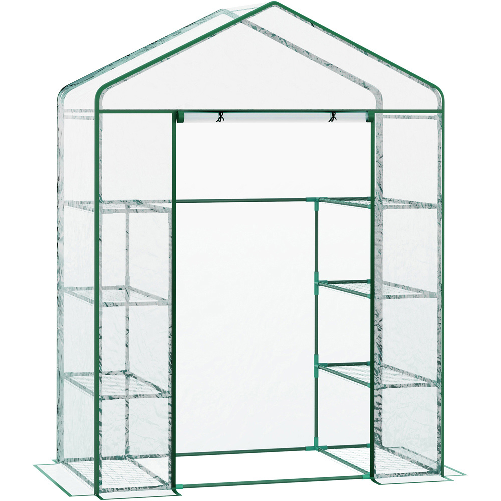 Outsunny PVC Steel Greenhouse Image 1
