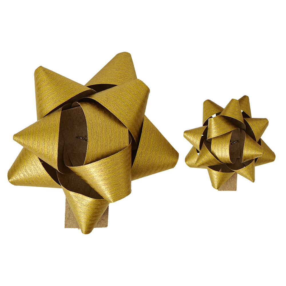 Wilko Assorted Gold Bows 25 Pack Image 2