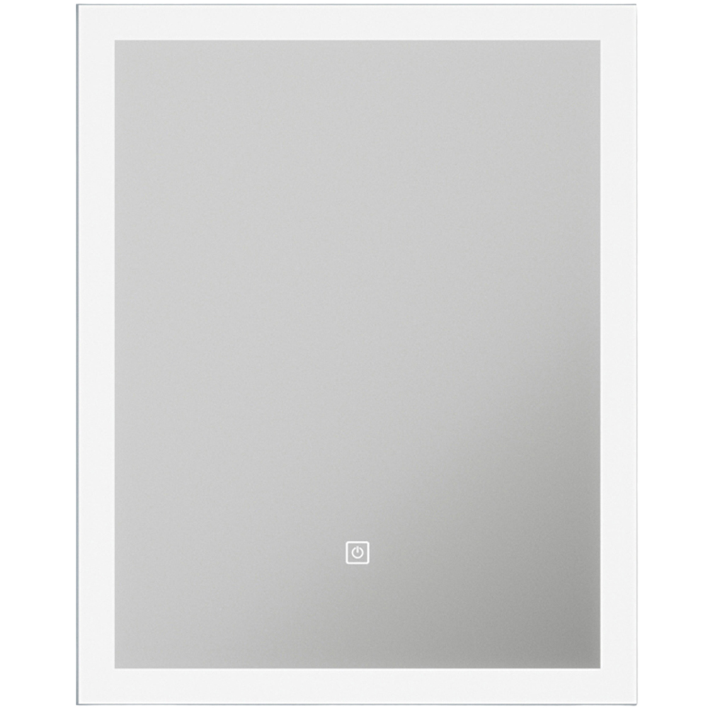 Sorrelis Mirae LED Mirror with Shaver Socket 50 x 39cm Image 1