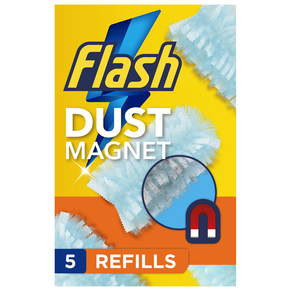 Flash Duster Dust Magnet Refills 5 Pack Image 1