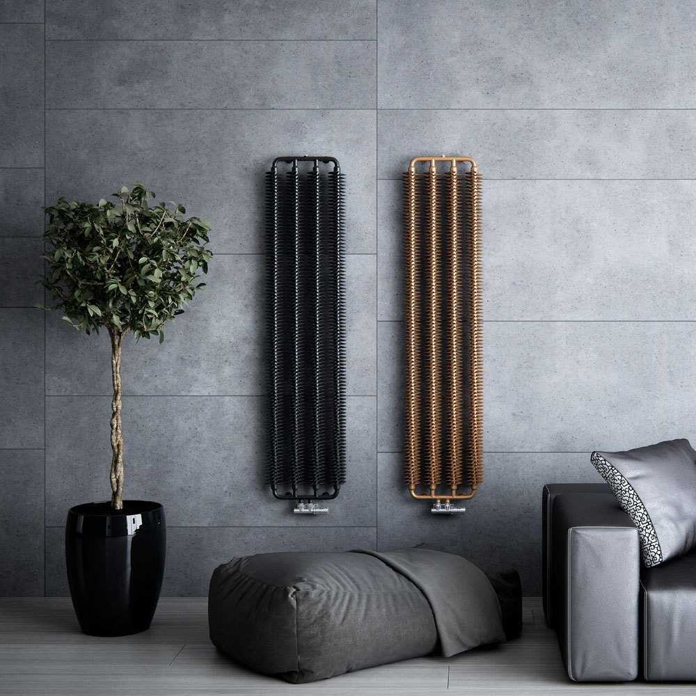 Terma Ribbon 2974BTU Bright Copper Radiator 1720 x 390mm Image 8