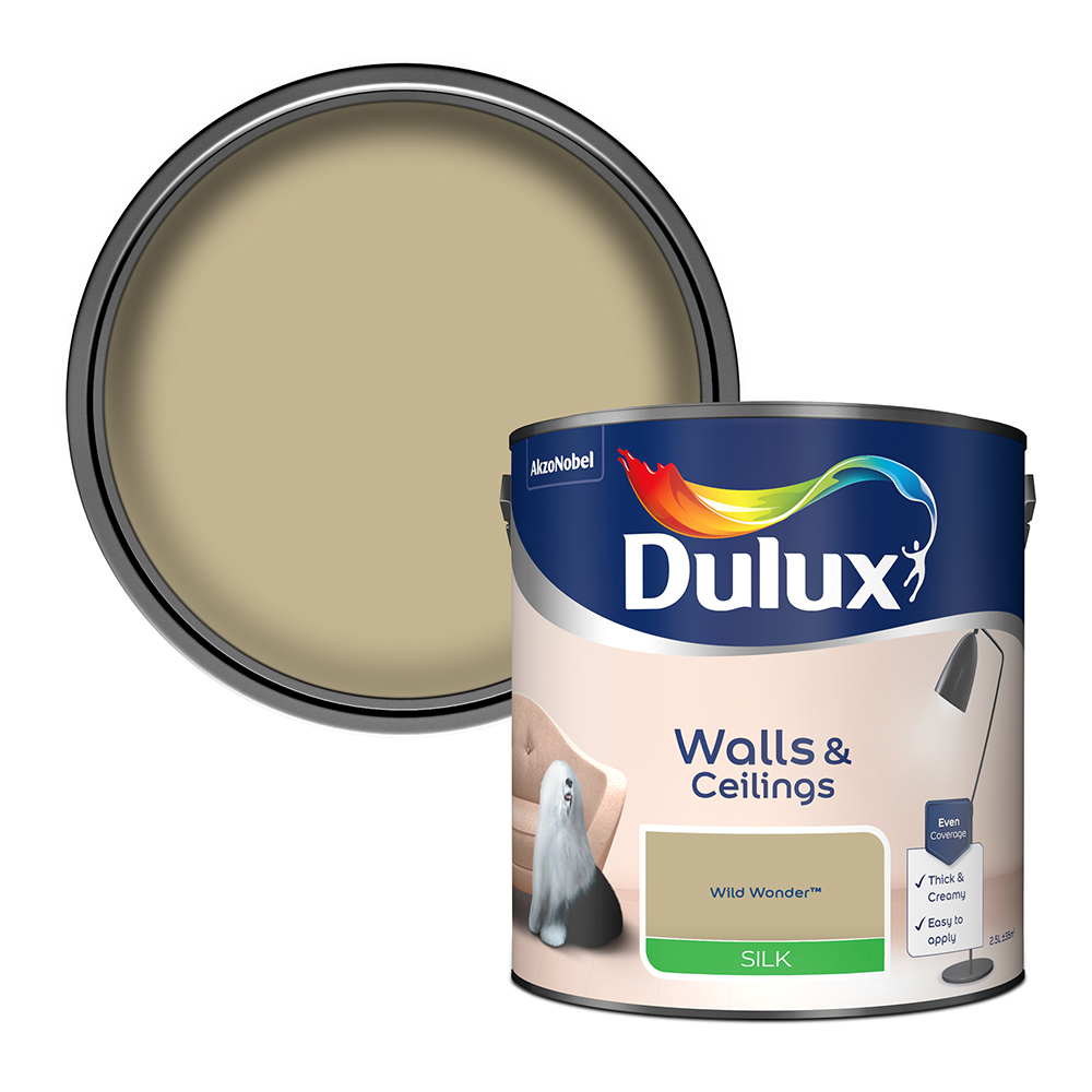 Dulux Walls & Ceilings Wild Wonder Silk Paint 2.5L Image 1