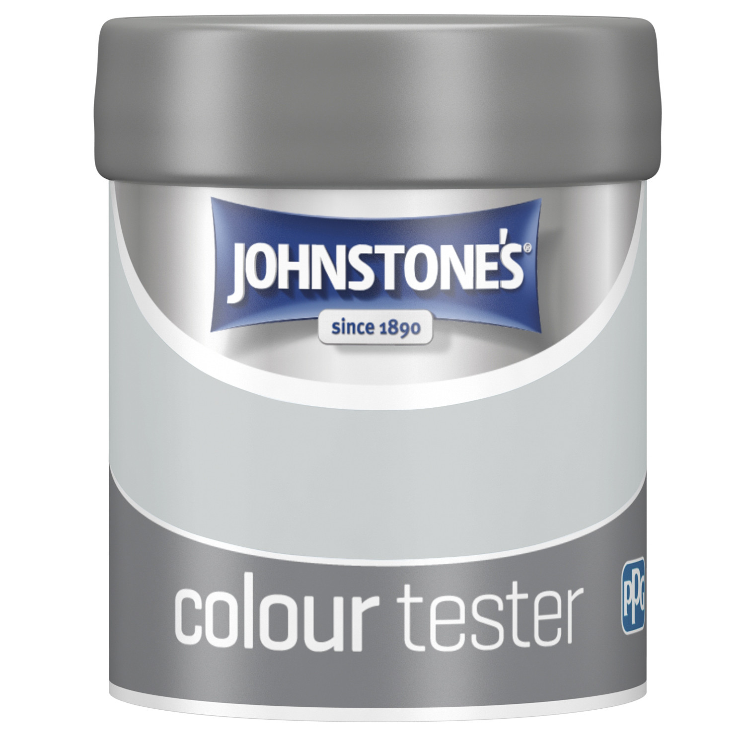 Johnstone's Frosted Silver Matt Emulsion Tester Pot 75ml Image