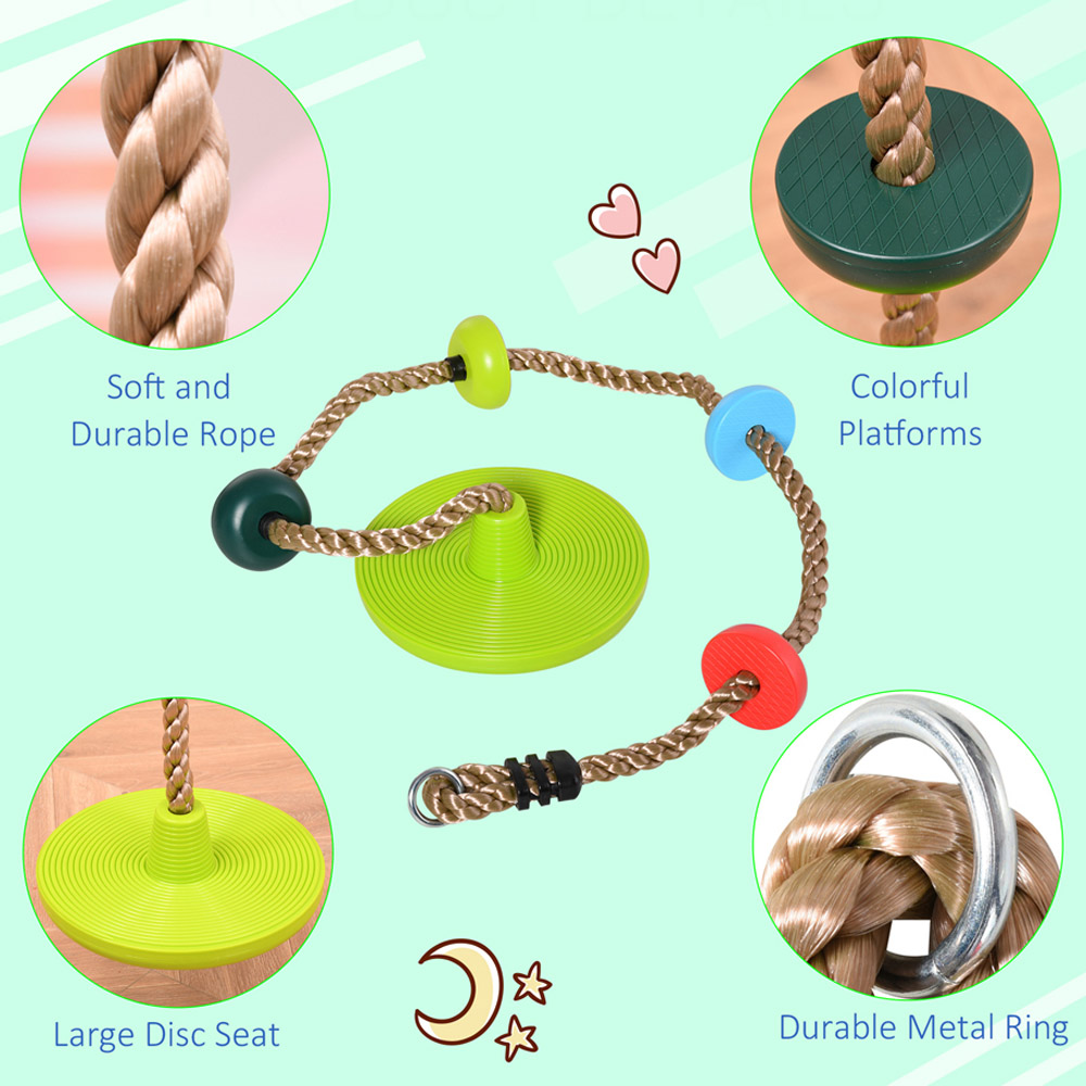 Kids Climbing Rope Swing Set Wilko