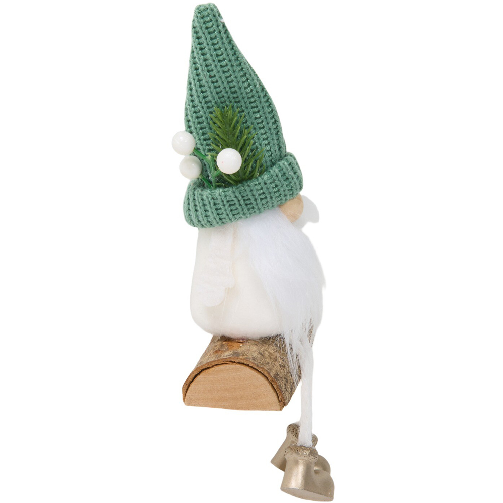 Scandi Gonk on a Log Decoration Image 2