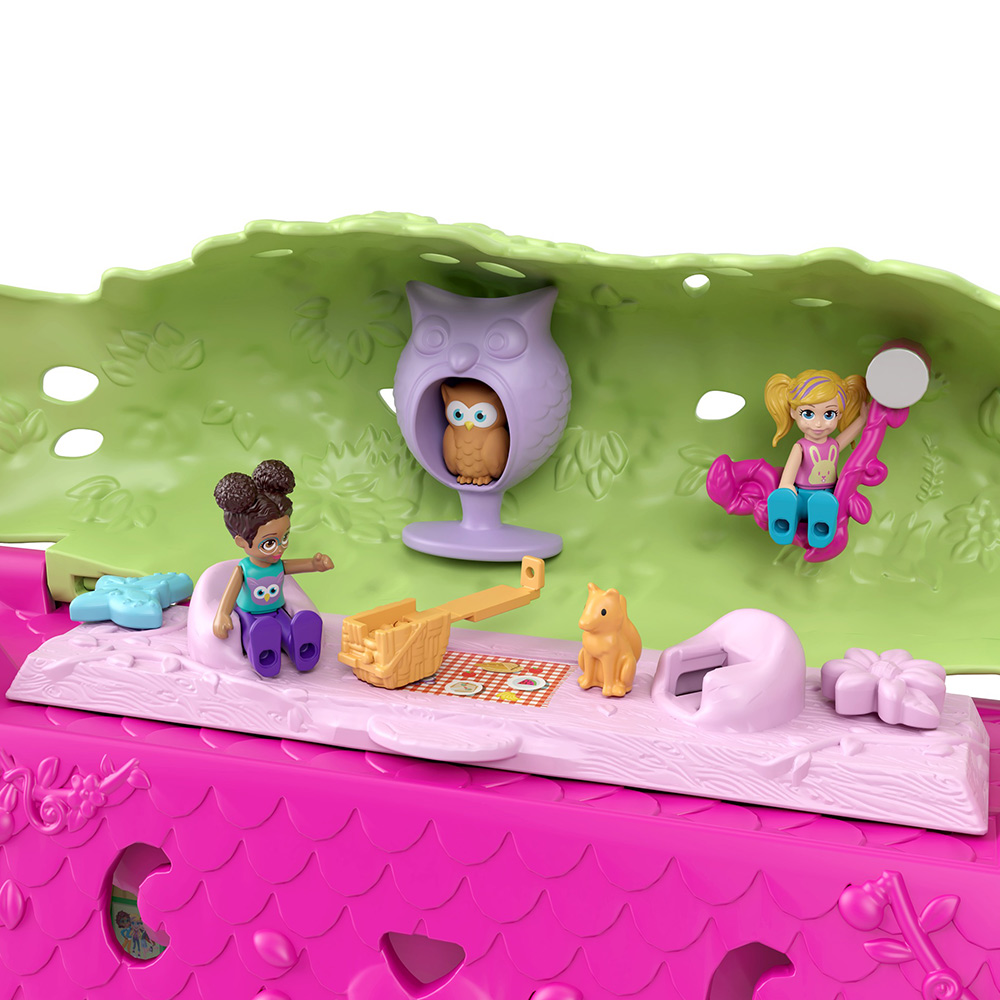 Polly Pocket Pollyville Pet Adventure Treehouse Playset Wilko