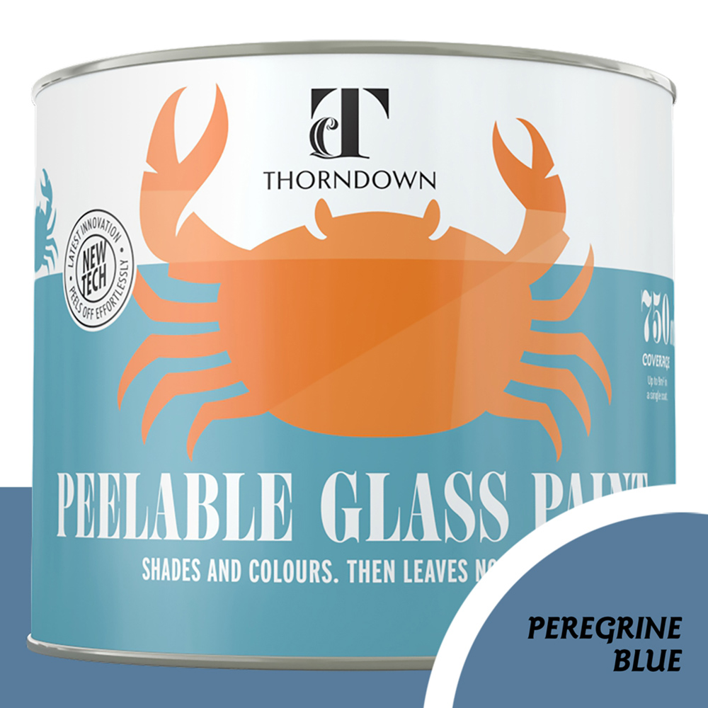 Thorndown Peregrine Blue Peelable Glass Paint 750ml Image 3