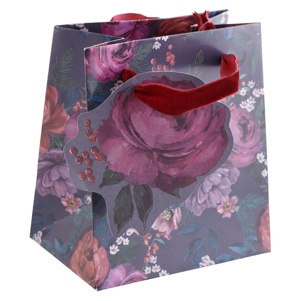 Wilko Majestic Bloom Small Gift Bag Image 1