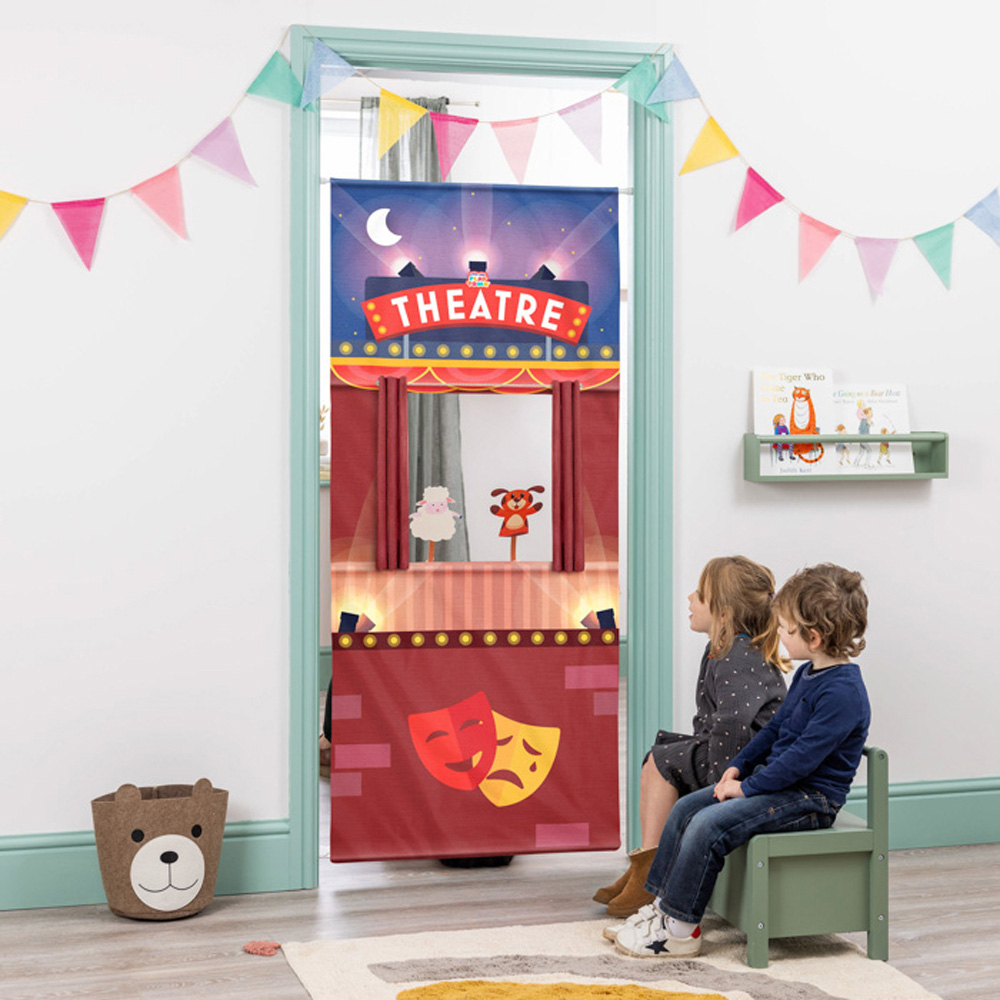 Toyrific Pop Up Playtown Theatre Role Play Curtain Image 2