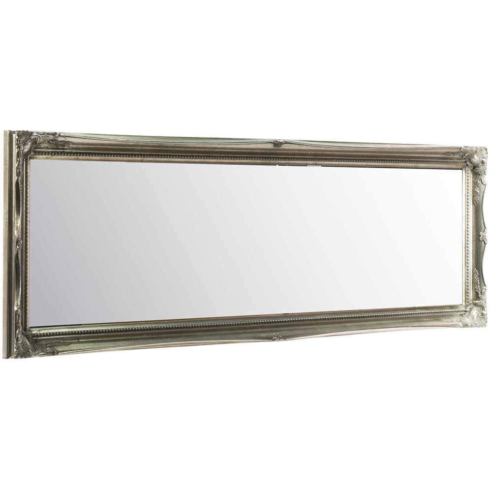 Fraser Silver Beaded Dress Mirror 122 x 41cm Image 3
