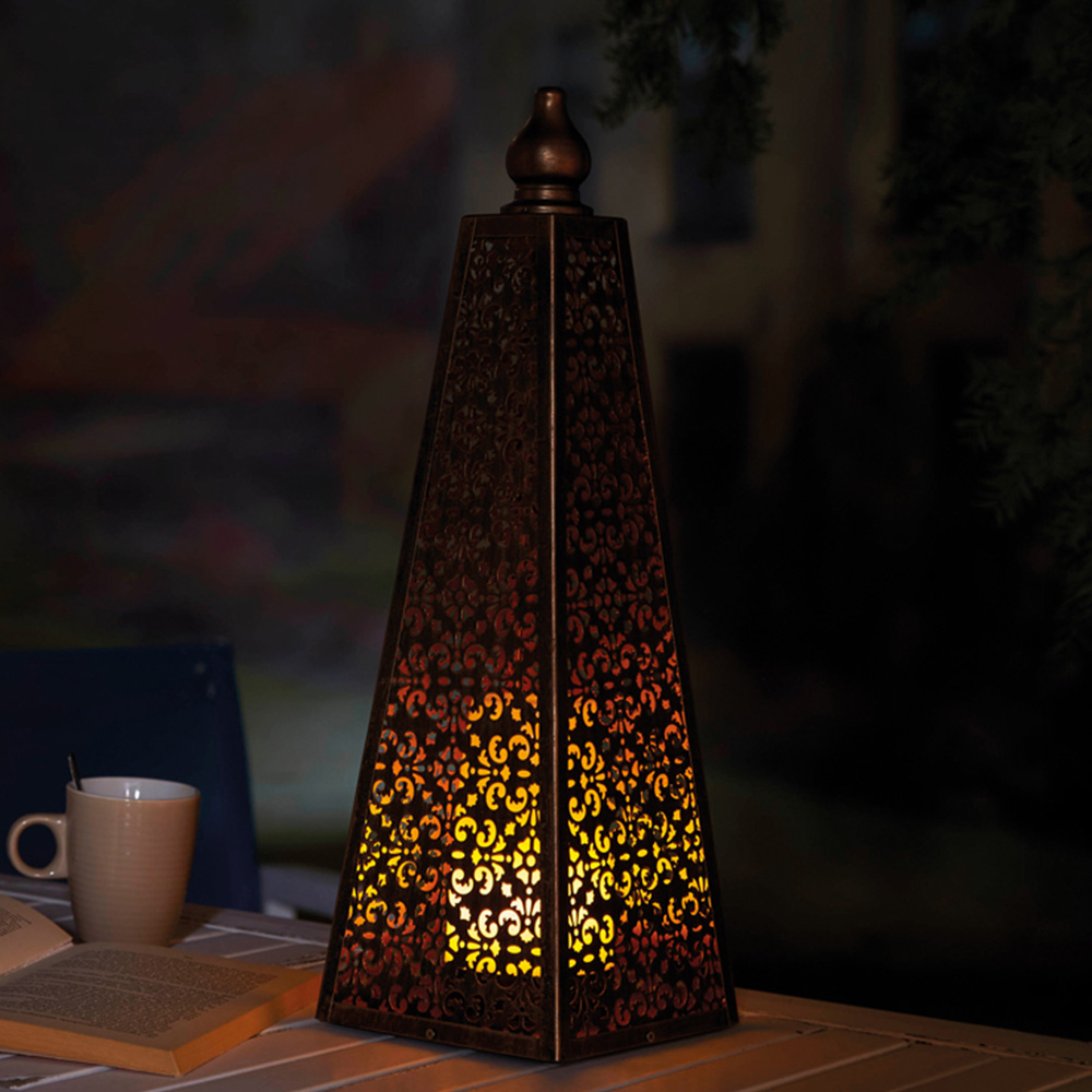 Luxform Global Battery-Operated Luxor Style Pyramid Lamp Image 6
