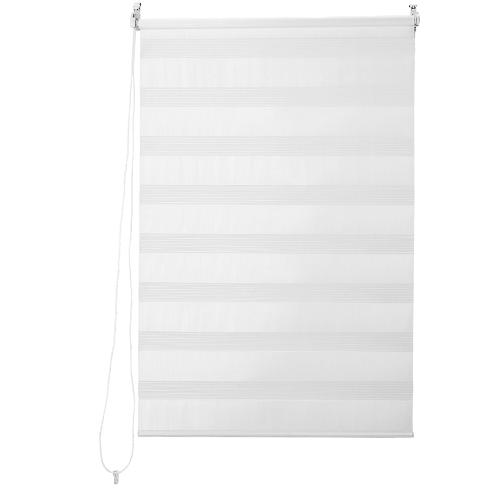 Living and Home Zebra Roller Blind White 80 x 150cm Image 2