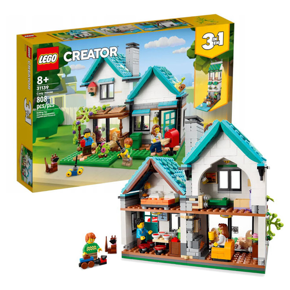 LEGO 31139 Creator 3 in 1 Cozy House Toy Set Image 3
