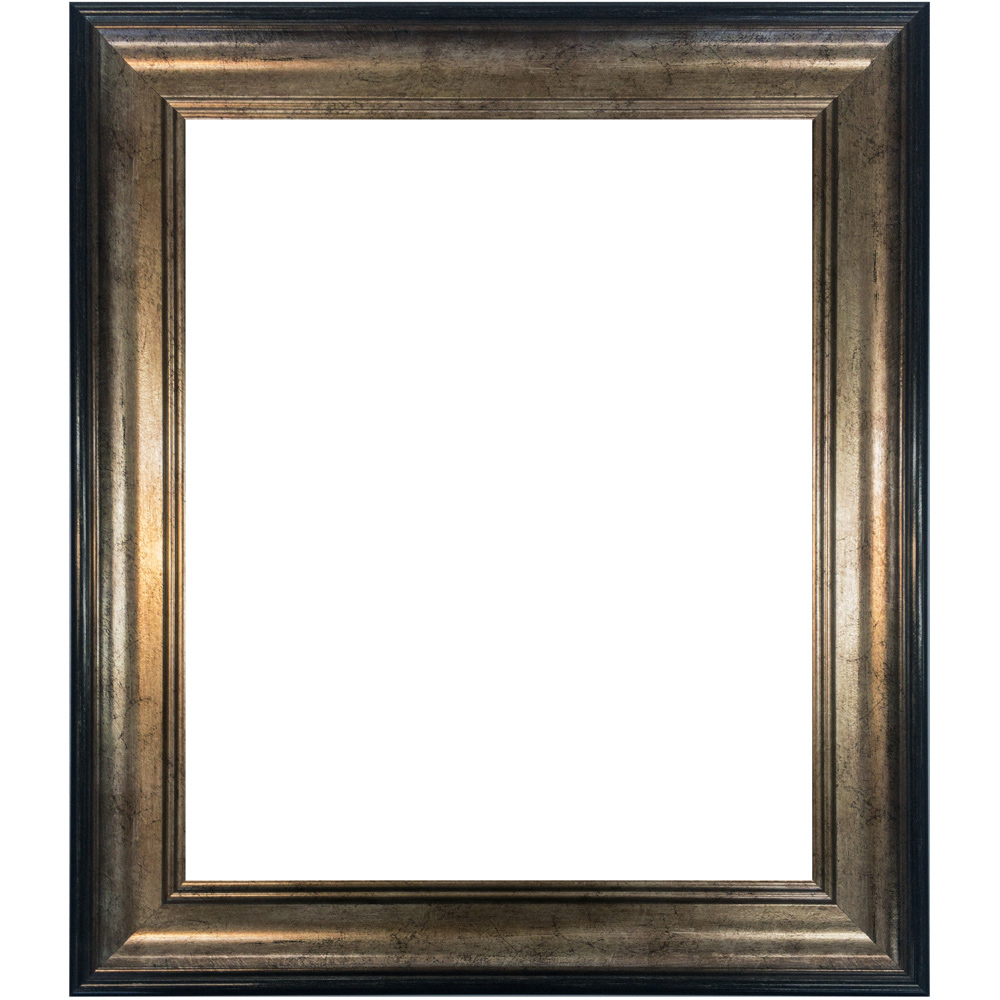 FRAMES BY POST Scandi Black and Gold Photo Frame 14 x 11 inch Image 1