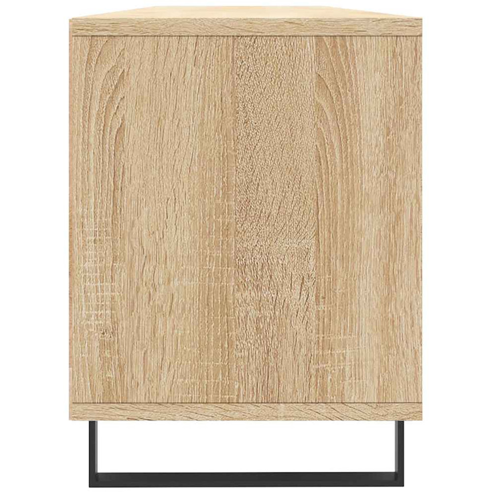 vidaXL 3 Door 3 Shelf Sonoma Oak TV Cabinet Image 7