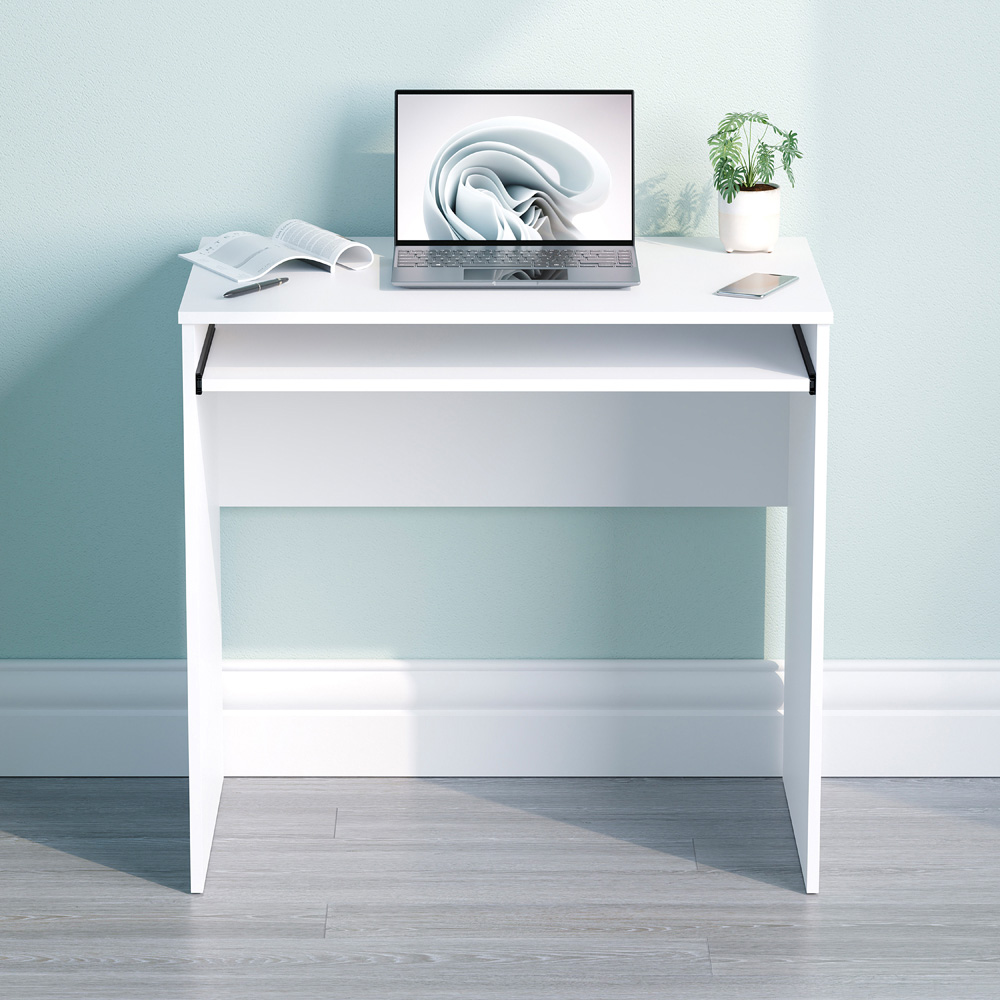 VIDA DESIGNS Hudson Computer Desk White Image 7