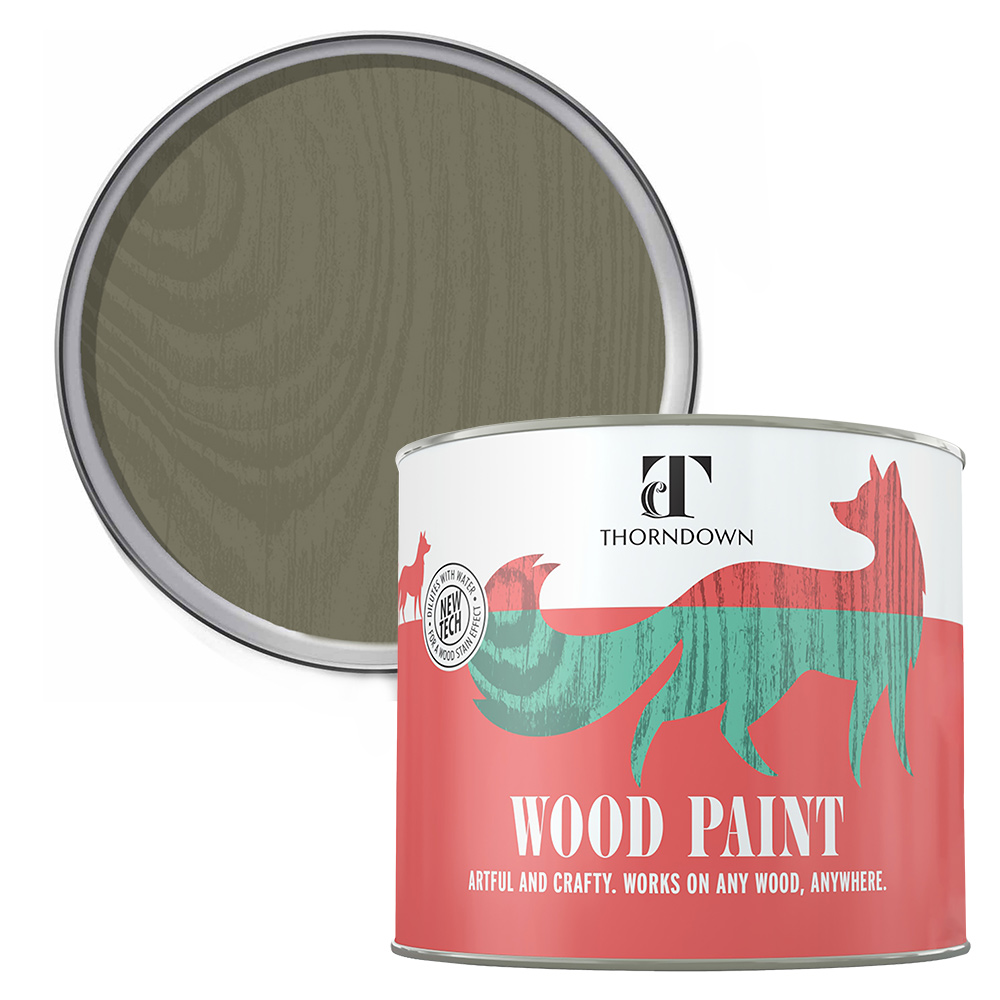 Thorndown Dormouse Grey Satin Wood Paint 750ml Image 1