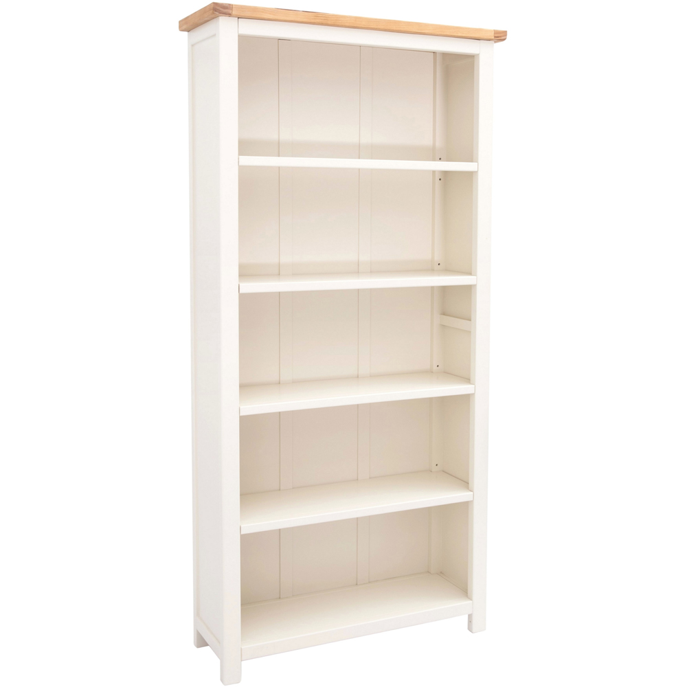 Maggiori 5 Shelf Off White Bookcase Image 3